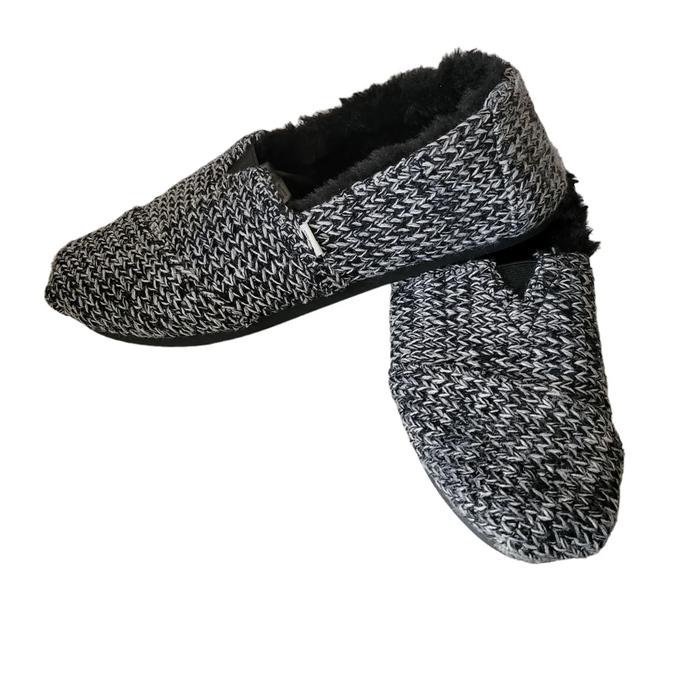Toms Alpargata Sweater Knit Fleece Espadrilles
